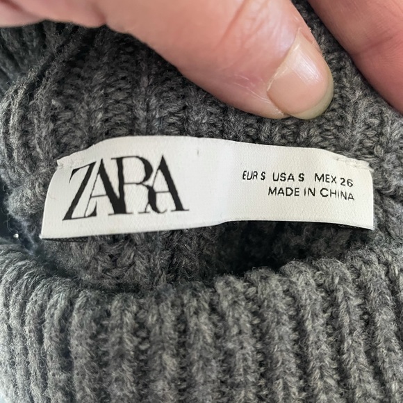 Zara gray sweater - Picture 6 of 6
